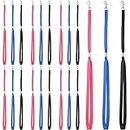 18 Pcs Pet Dog Grooming Loops Nylon Restraint Noose Adjustable Pet Straps Fixed Dog Cat Safety Rope Grooming Supplies for Pet Grooming Table Bathtub, Blue, Black and Pink, 21 Inch