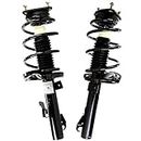 AutoShack Front Complete Struts Coil Springs Assembly Pair of 2 Driver and Passenger Side Replacement for 2004 2005 2006 2007 2008 2009 2010 2011 2012 2013 Mazda 3 2.0L 2.3L 2.5L FWD CST100170PR
