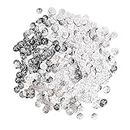 2000Pcs Belly Coins Shiny and Delicate Iron Dance Coin Silver Gold for Belly DIY Costume Waist Chains Clothing Accessories(Silver)