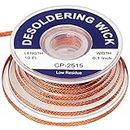 Lesnow solder wick braid 10ft Length Desoldering Wick Braid Remover Tool Solder Sucker 1 piece No-Clean soldering Wick Wire Roll and Disassemble Electrical Components