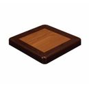 ERF, Inc. Square Bevel Table Top, Resin in Brown/Red | 36 W in | Wayfair ERP-RD3636-C/DM