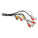 NYLSA Car Audio 24 Pin RCA Wire Harness for Pioneer AVIC-F900BT AVIC-F90BT