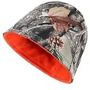UQM Camo Beanie for Men Hunting, 2-in-1 Hunting Hats, Waterproof Warm Camouflage Hat for Outdoor Hunting Accessories, Camouflage, Medium