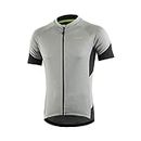 BERGRISAR Men's Cycling Jersey Tops Short Sleeves MTB Jersey Breathable Quick-Dry Mountain Bike Bicycle Clothing BG650 Grey Size Medium