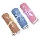 3 Pack Microfibre Towels, Gym Sports Towel, Soft and Lightweight Towels, Gym Fitness Towels, Quick Drying Absorbent Towel, Microfibre Towel, Yoga, Camping, 71 x 34.5 cm