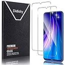 Didisky Tempered Glass Screen Protector for Xiaomi Redmi Note 8, Note 8 2021-6.3'' (Not for Note 8t / Note 8 Pro), [2 Pack] 9H,Easy to Install,Transparent