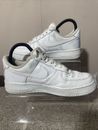 Women’s Nike Air Force Size 4 Kids Used ! White Trainers Sports Shoes
