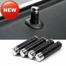 4x Carbon Fiber Aluminum Auto Interior Door Lock Pins Knob For BMW Accessories