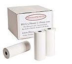 101,6 mm rouleaux de papier thermique direct (20 rouleaux), convient pour une utilisation avec Zebra 3003072, rw-420, P4T Zebra, Zebra QL420, Zebra ql420plus