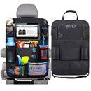 Car Back Seat Organizer Folding Sack Tray Holder Multi-Pocket Storage Tray Bag
