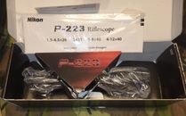 Nikon P-223 Precision 1.5-4.5x20 Matte BDC 600 Scope w Box & Manual in EXC COND!