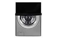 Stylista Washer Dryer Cover for LG 10.5Kg/7.0Kg FHD1057STB AI Direct Drive Waterproof Black Color