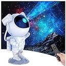 SAHYOG Corporation Astronaut Galaxy Star Projector with Remote Control, 360° Adjustable, Auto Timer Nebula Night Light, for Gift, Kids Bedroom, Gaming Room, Home Decoration, Party(White)