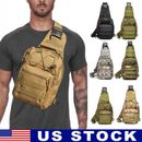 Men Molle Backpack Tactical Sling Chest Bag Assault Pack Messenger Shoulder Bag