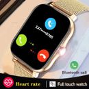 Für Samsung Huawei Smartwatch Armbanduhr Blutdruck Fitness Tracker Luxus Damen