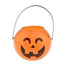 emono Pumpkin Candy Holder Trick-or-Treat Halloween Candy Bucket Prank Tool Without Light Halloween Decorations- Multi Color