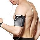 Ailzos Sports Running Armband, Cell Phone Armband Exercise Arm Holder for Running, Fitness and Gym Workouts Phone Armband Sleeve for iPhone X/8/7 Plus/7/6,Samsung Galaxy S9/S8/S7,Sony,LG HTC, Black,L
