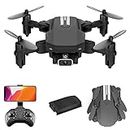 Mini Drone RC Quadcopter with 480P Camera 13mins Flight Time 360° Flip 6-Axis Gyro Gesture Photo Video Track Flight Altitude Hold Headless Remote Control Drone for Kids Adults LS-MIN