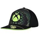 Concept One Microsoft Xbox Baseball Hat, Glow in The Dark Skater Adult Snapback Cap with Flat Brim, Green/Black, One Size, Black/Green, One Size