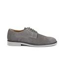 Chaussures de ville à lacet aspect daim gris pour homme - grey - EU 42