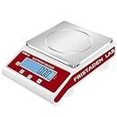 Fristaden Lab Precision Scale, 2000g x 0.01g Analytical Balance with Calibration Certificate, 01 Gram Accuracy, Ideal for Industrial & Scientific Use