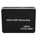 2.5 Inch HD Media Player 4K Blu Ray HD Hard Disk Vdeo Player, Quad Core CPU and GPU 8G ROM, 32g T Flash Card, Supports Auto Play, Mixed Play, Play, Etc (US Plug)