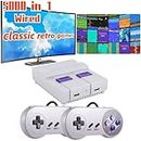 Super Classic Mini Retro Game Console,Classic Video Game System Built in 5000+ Different Classic Games,4k HD Output and Dual Wired Controllers,Advanced Game Solution