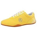 Unisex Martial Art Kung Fu Tai Chi Shoes,Tai Chi Wu SHU Kung Fu Shoes Breathable Sports Gym Sneaker for Daily Training Morning Exercises,Yellow,42