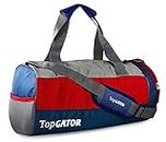 Topgator Polyester 10 inches Soft Gym Bag with Shoes Compartment - Multicolour