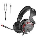 SOMIC G926S 3.5mm Stereo Gaming Headset for PC,Laptop,Phone,PS4,XboxOne Over Ear Wired Headphone with Mic, On Ear Volume Control