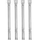  4 Pcs Gas Grill Tube Part Outdoor Griddle Burner Replacement Stainless Steel
