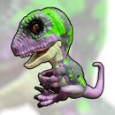 Juguete interactivo Fingerlings Raptor Raptor Sin Malar púrpura/verde
