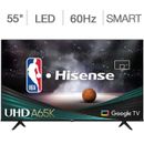 Hisense TV 55-Inch Class A65H Ultra High Definition 4K Google Smart Television