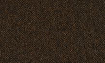 Reine Wolle Shetland Herringbone Stoff Material - TABAK