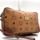 Cheap MCM All over Pattern Clutch Bag Business Mens Leather