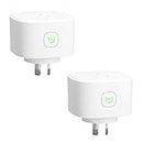 meross Smart Plug WiFi Outlet with Energy Monitor, App Remote Control, Timing Function, Compatible with Amazon Alexa, Google Assistant and SmartThings, SAA & RCM Certified - 2 Pack