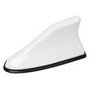 VBX Car Accessories Shark fin Universal Antenna (AM/FM) Radio Signal Compatible with – I20 (White)
