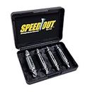 Drake 4pcs Screw Extractor Drill Bits Guide Set Broken Damaged Bolt Remover Speed Out