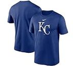 Nike Men's MLB Dri-FIT Logo Legend T-Shirt (as1, Alpha, m, Regular, Regular, Kansas City Royals - Blue)