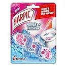 Harpic 35 gm - Floral Delight, Power Fresh 6 Toilet Cleaner Rim Block | Toilet flush cleaner blocks