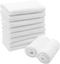 Juego de 10 toallas de jabón toalla de invitado toalla de invitado toalla de invitado toalla de lavado 30x30 cm blanco