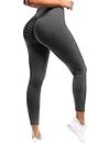 SEASUM Women Scrunch Butt Yoga Pants Leggings High Waist Waistband Workout Sport Fitness Gym Tights Push Up XL