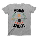 Born To Shoot Herren T-Shirt Jagdpistole Skeet Bio-Ausrüstung Kleidung Schießen