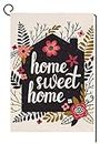 Home Sweet Home Garden Flag Vertical Double Sided Spring Summer Yard Outdoor Decorative 12 x 18 Inch