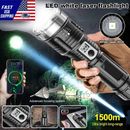 25000000Lumens Super Bright LED Flashlight Tactical Rechargeable Work Lights USA