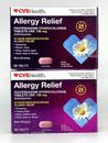 24-Hour Allergy Relief Fexofenadine HCL 180mg 2x30 Tabs Exp 9/24 +Comp/ Allegra