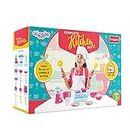 Giggles Funskool Plastic, Complete Kitchen Set, 29 Piece Colourful Pretend and Play Cooking Set, Language and Social Skills, Role Play, for 3 Years & Above, Preschool Toys
