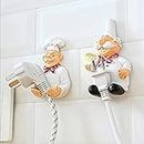 Perfect Pricee Cook Fat Chef Mobile Power Plug Hook (Pack of 2), White, Ceramic
