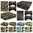 For  PS4 / SLIM /PRO Console Skin Decal Sticker + 2 Controller Skins Camouflage