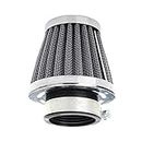 Mintice 48mm Mini Blue Universal Car Motor Cone Cold Clean Air Intake Filter Turbo Vent Vehicle